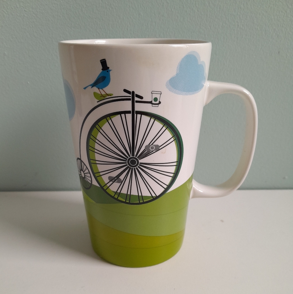 Penny Farthing Starbucks Mug